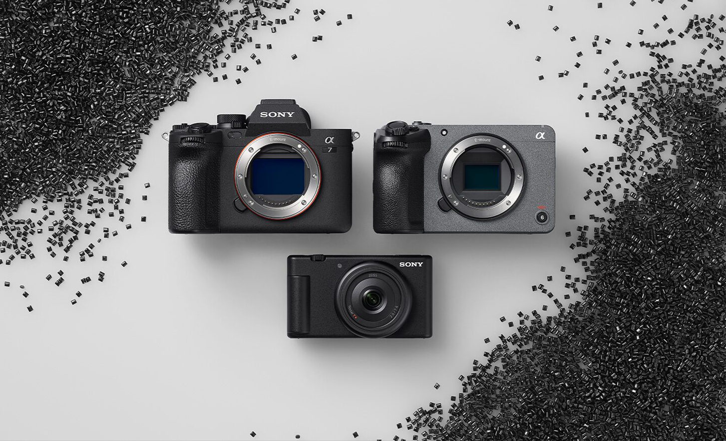 Hình ảnh máy ảnh Sony sử dụng nhựa SORPLAS