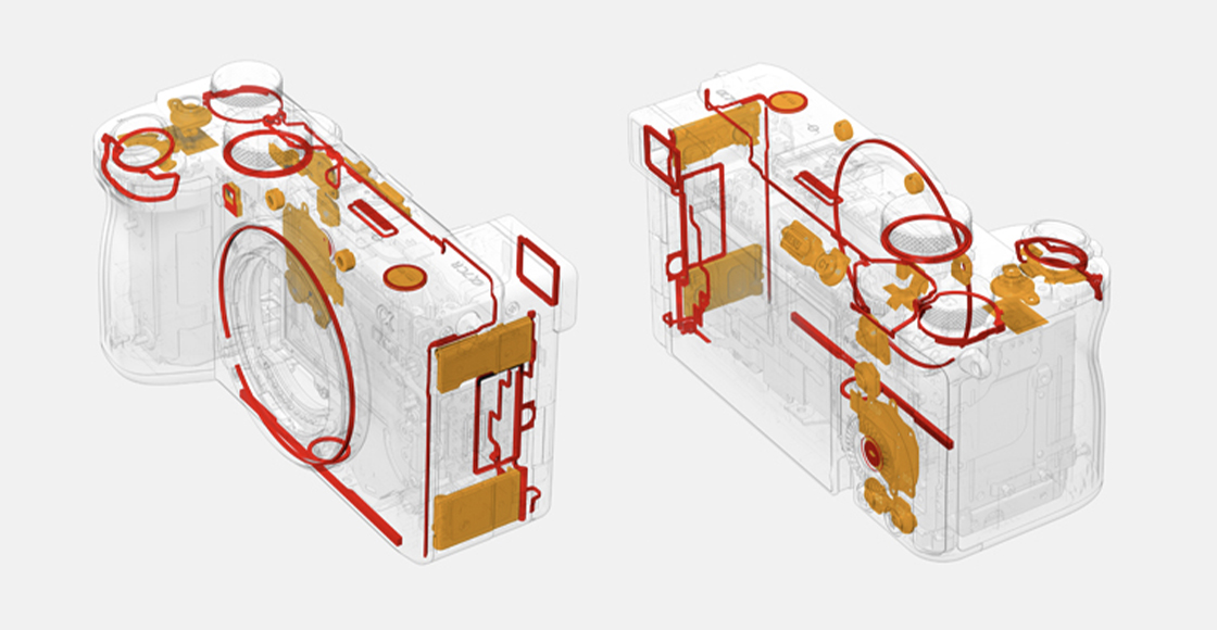 Ảnh minh họa cho thấy vị trí các vòng đệm giúp chống bụi và chống ẩm