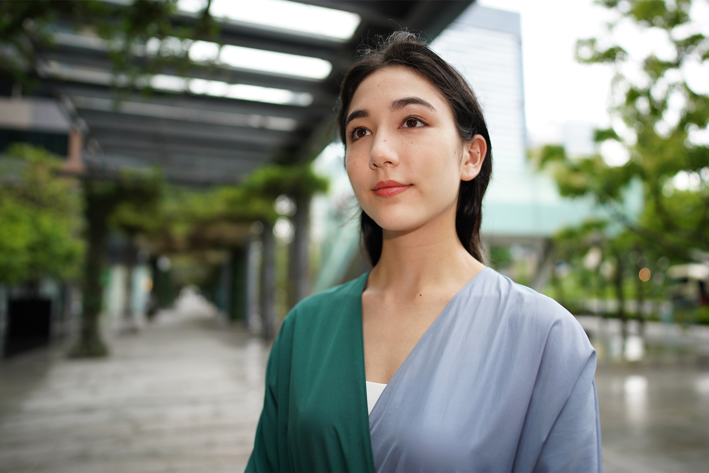 Hình ảnh ví dụ cho thấy chân dung một phụ nữ