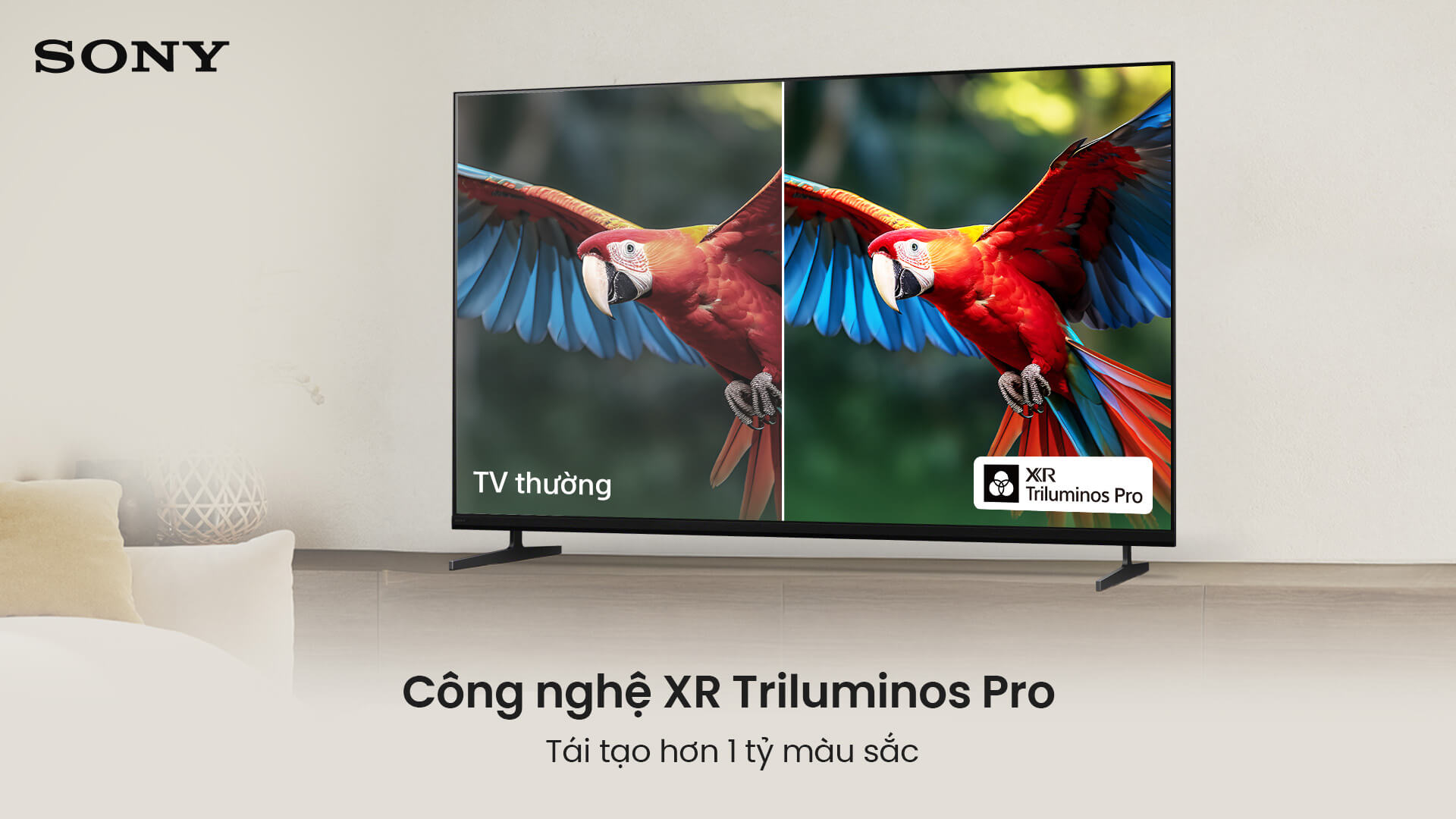 Hơn một tỷ màu sắc sống động như thật