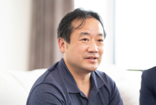 インタビュー風景の写真